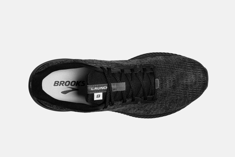 Brooks Launch 8 Road Running Shoes Mens - Black - PBRQT-6034